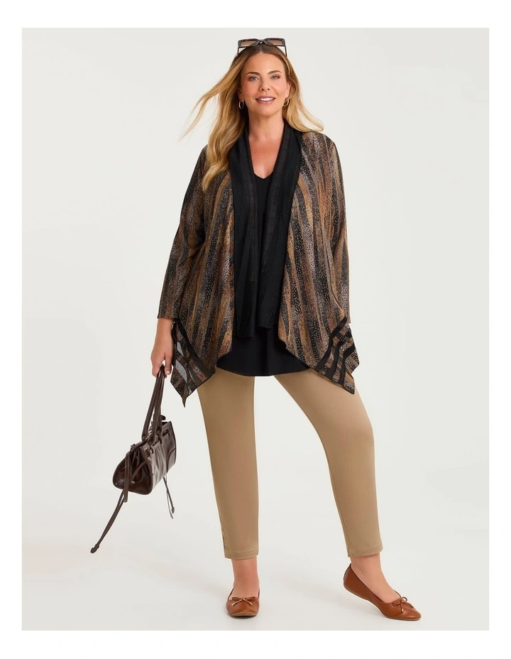 Medina Slim Leg Natural Pant Brown Sugar image 4