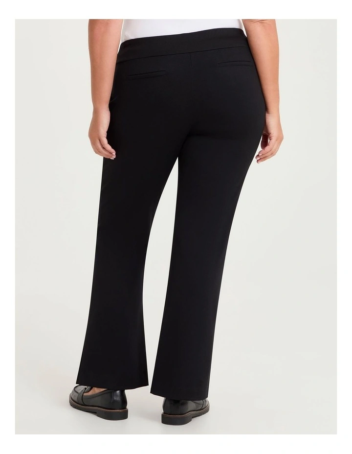 Bootleg Natural Ponte Pant Black image 2