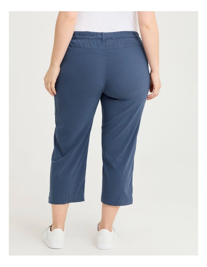 Castaway Double Pocket Crop Pant Steel image 2