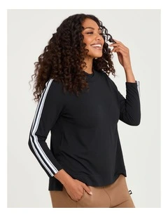 Australian Wool Blend Anika Top in Black