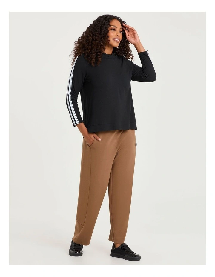 Australian Wool Blend Anika Top in Black image 4