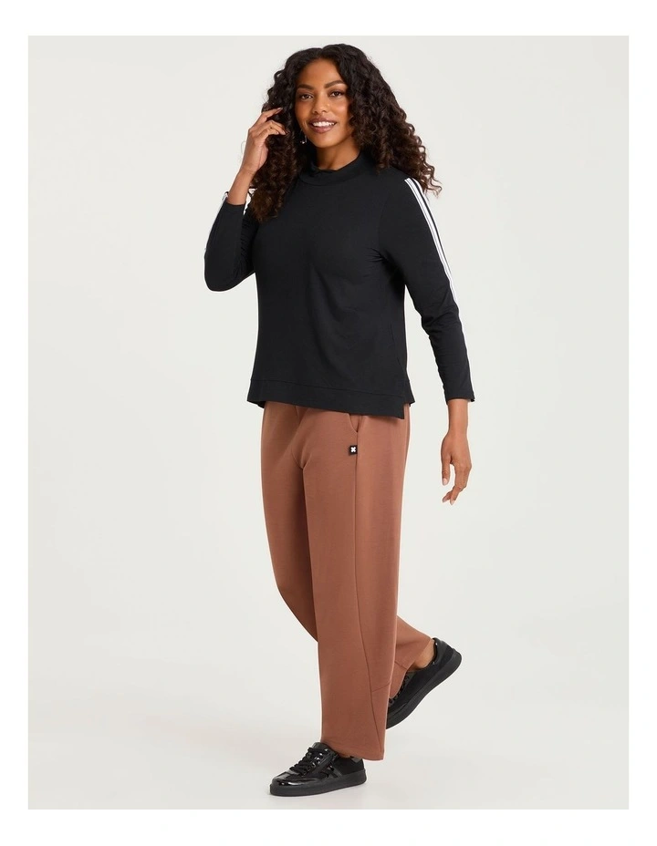 Australian Wool Blend Anika Top in Black image 5