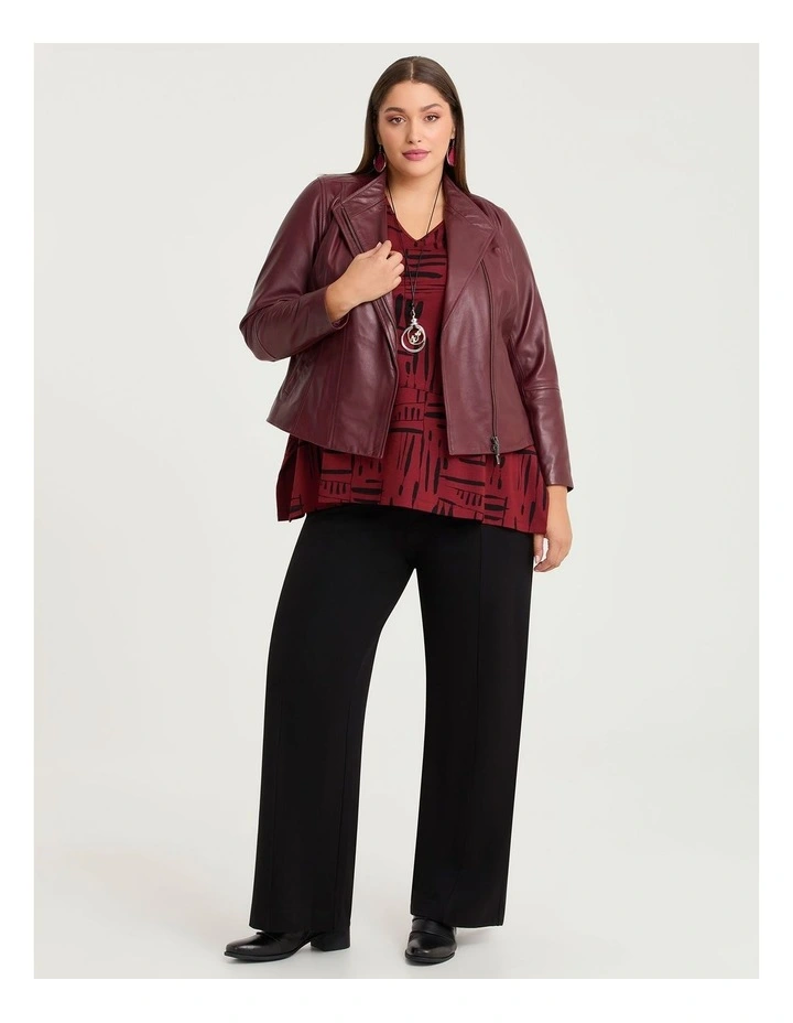Ponte Ruby Abstract Top Print image 4