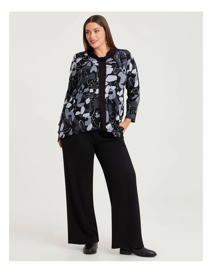 Natural Floral Reign Top Print image 3