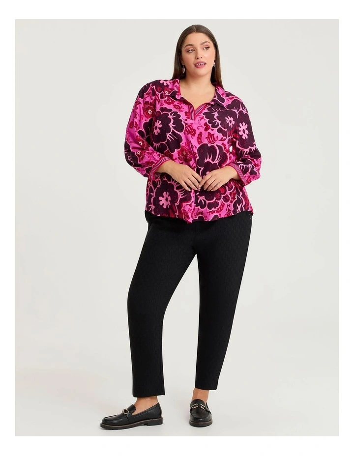 Natural Fluer Tunic Print image 3