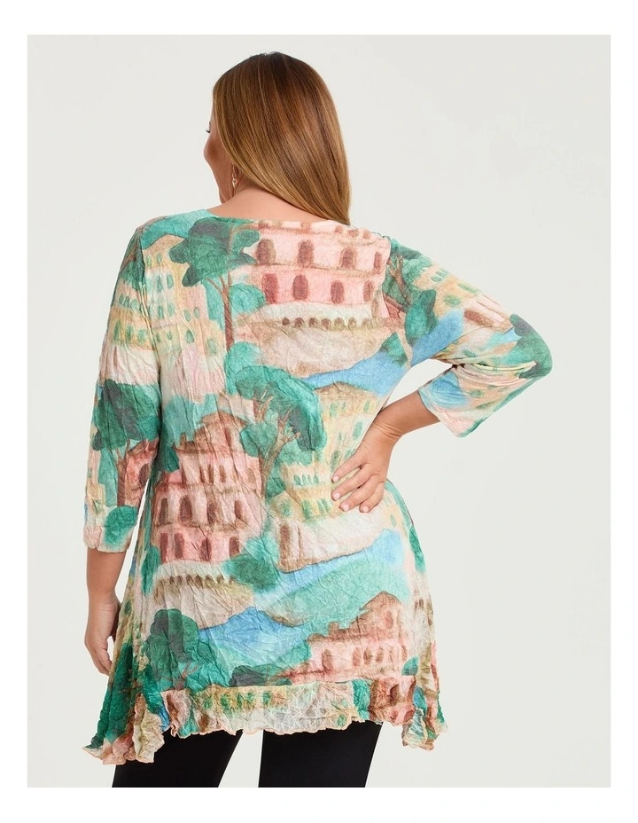 Vista Slub Knit Crush Tunic Print image 2