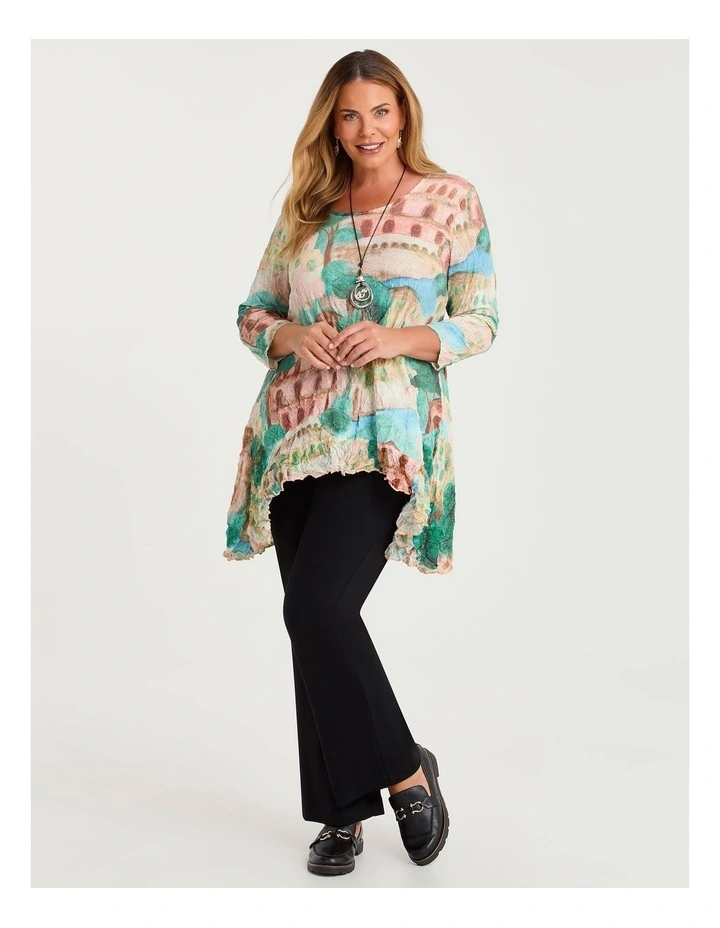 Vista Slub Knit Crush Tunic Print image 3
