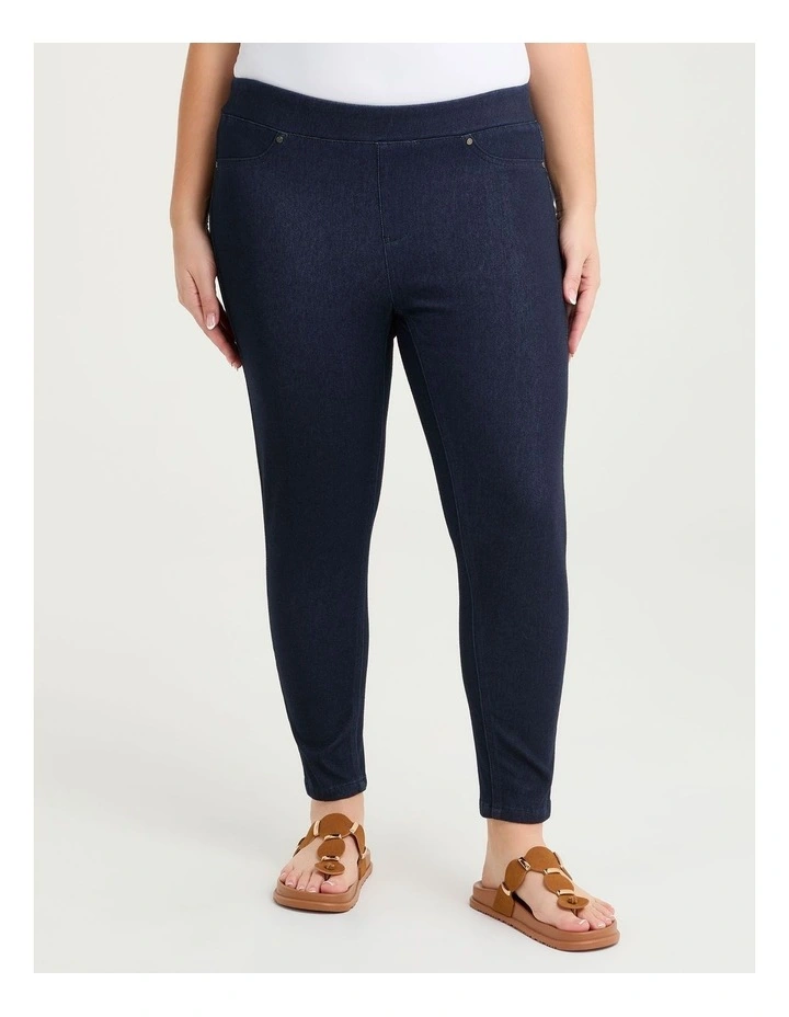 The Petite Best Friend Jegging Indigo image 3