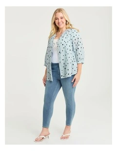 The Petite Best Friend Jegging Mid Blue