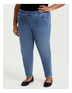 The Petite Best Friend Jegging Mid Blue