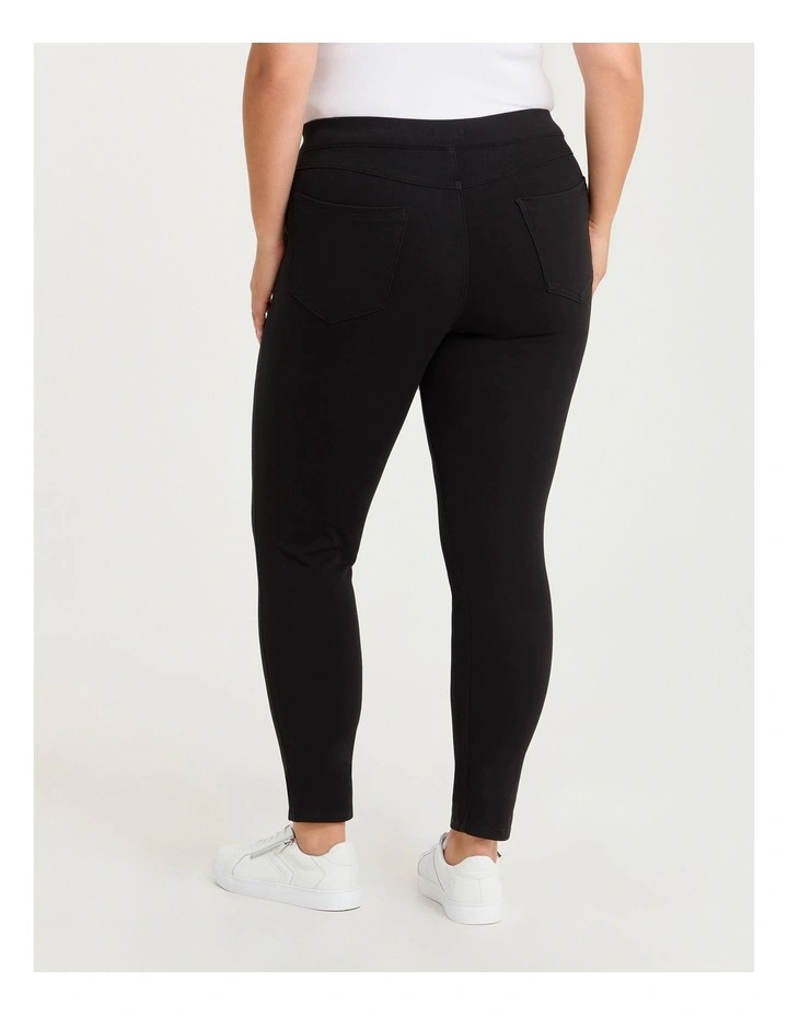 The Tall Best Friend Jegging in Black image 2