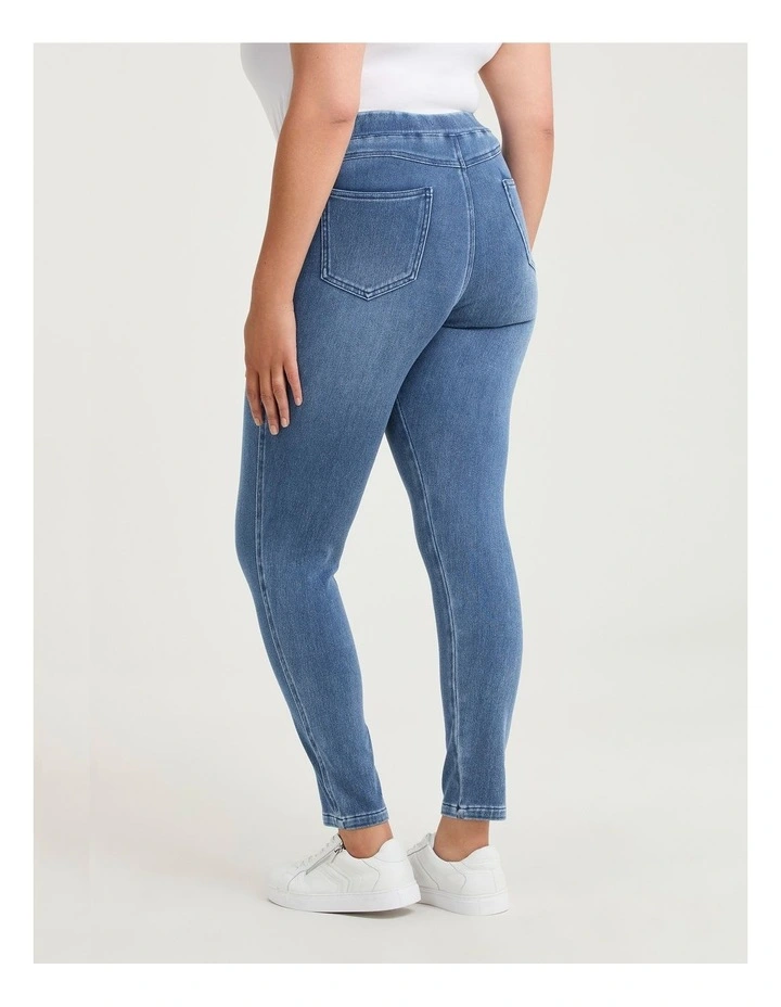 The Tall Best Friend Jegging in Mid Blue image 2