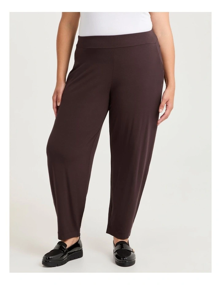 Bamboo Lounge Pant Chocolate Plum image 1