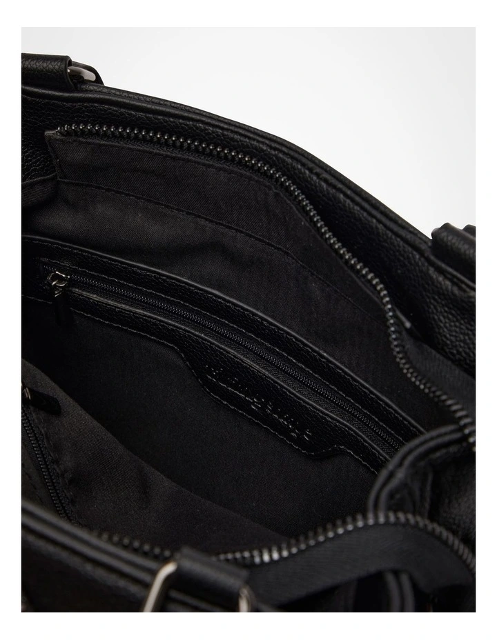 Kissing Cats Shoulder Bag Black/White image 4