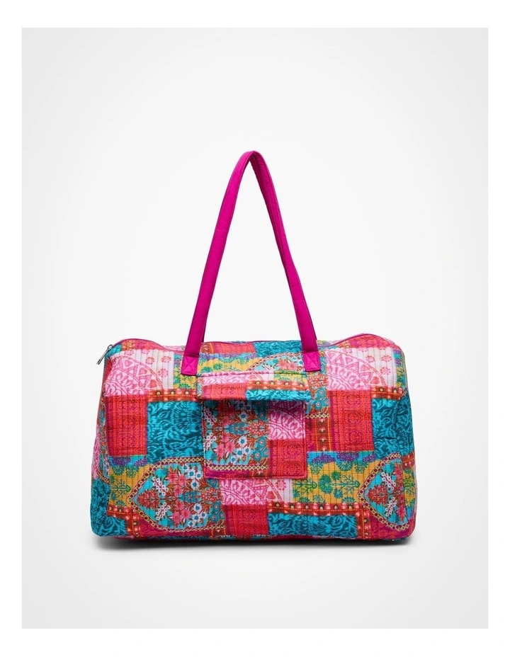 Quilted Overnight Bag Multi image 1