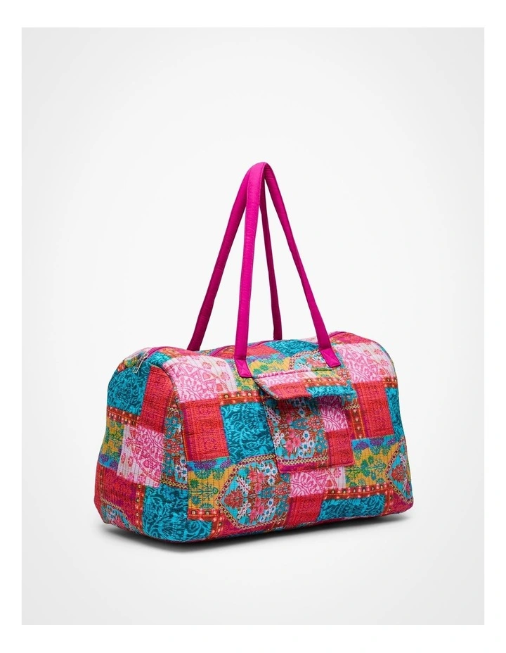 Quilted Overnight Bag Multi image 3