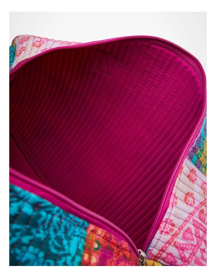 Quilted Overnight Bag Multi image 5