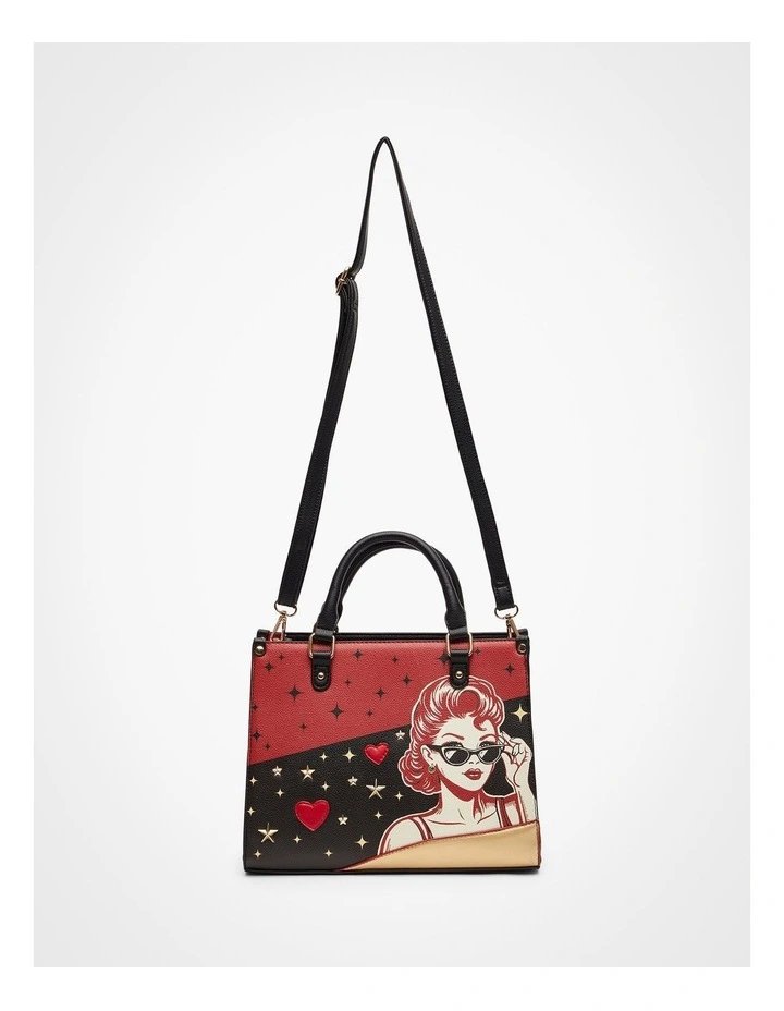 Rockabilly Shoulder Bag Black/Red image 1