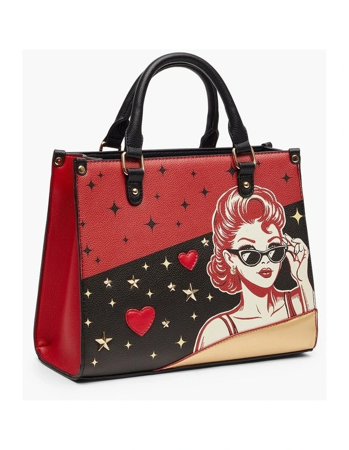 Rockabilly Shoulder Bag Black/Red image 3