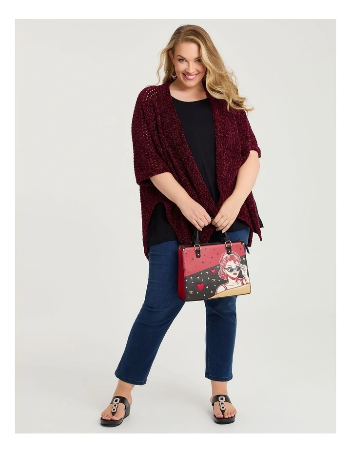 Rockabilly Shoulder Bag Black/Red image 6