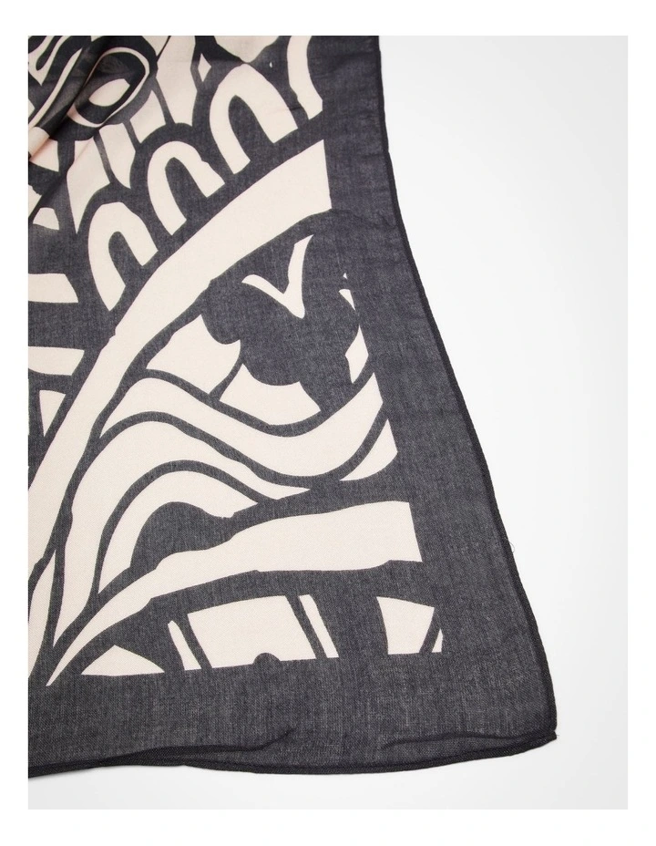 Abstract Print Cape Kimono Multi image 4