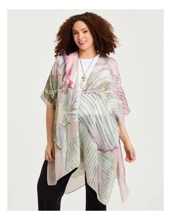 Pretty Leaf Shiny Cape Multi