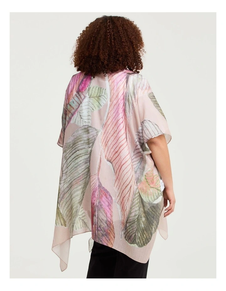 Pretty Leaf Shiny Cape Multi image 2