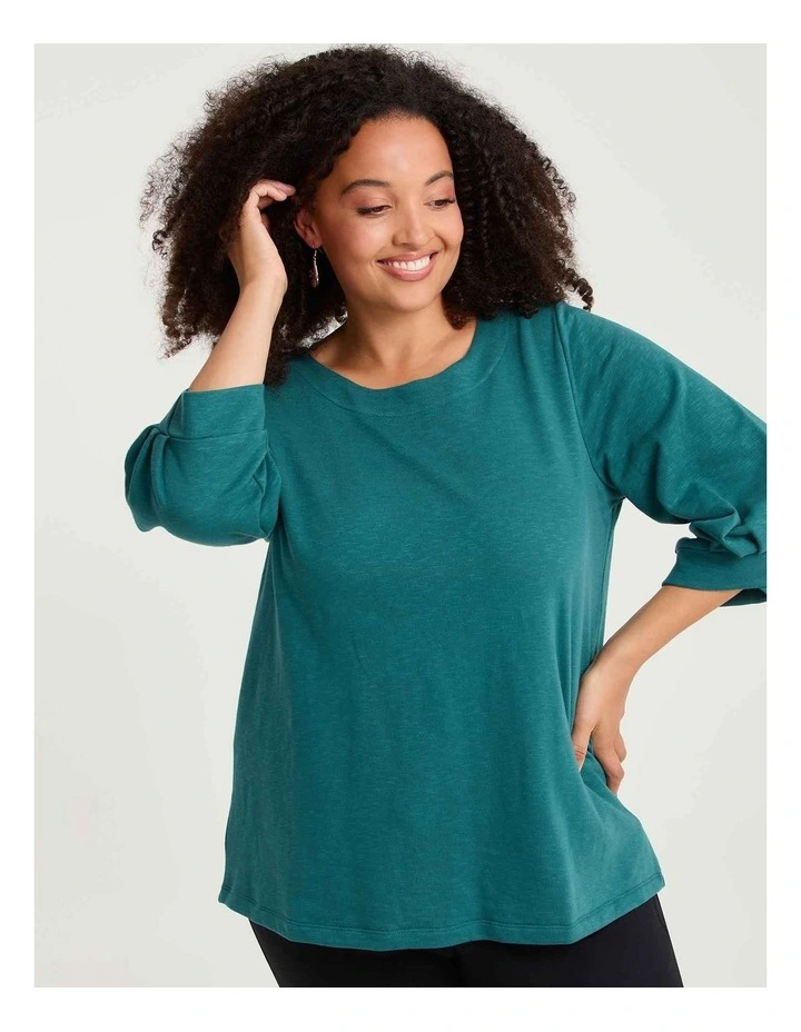Ariana Lounge Top Jade image 1