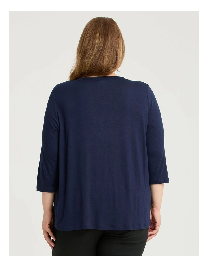 Emmy Long Sleeve T-shirt Navy image 2