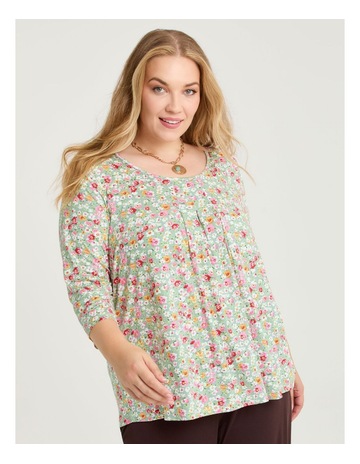 SAGE FLORAL PRINT colour