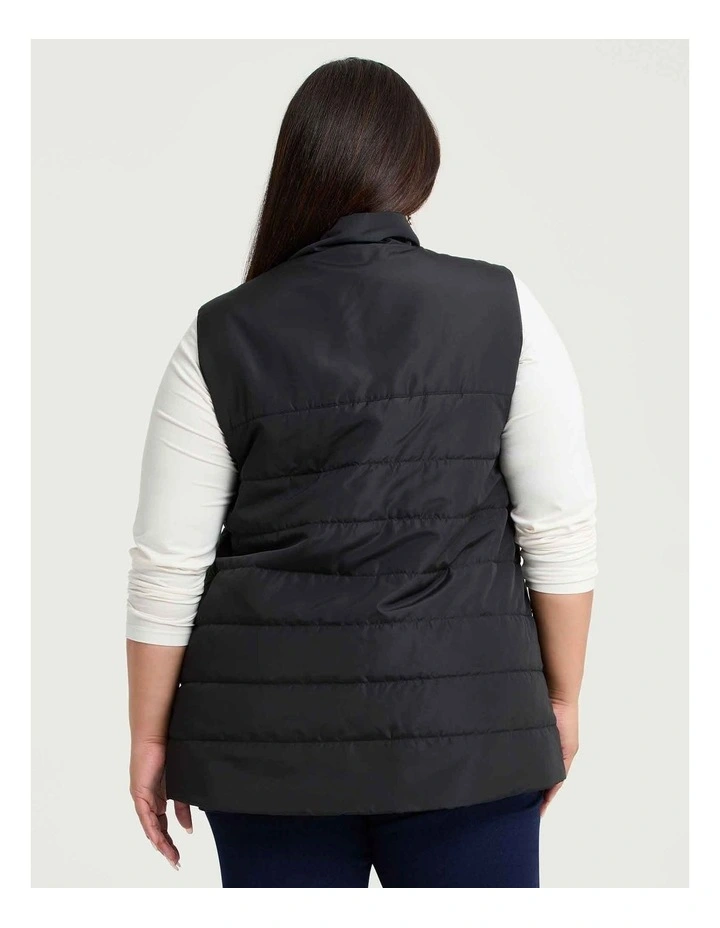 Puffer Vest Black image 2