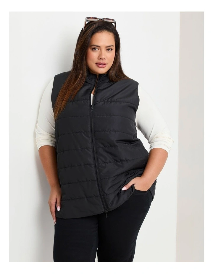 Puffer Vest Black image 4