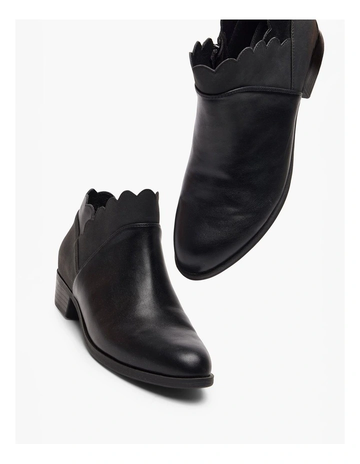 Combo Ankle Bootie in Black image 5