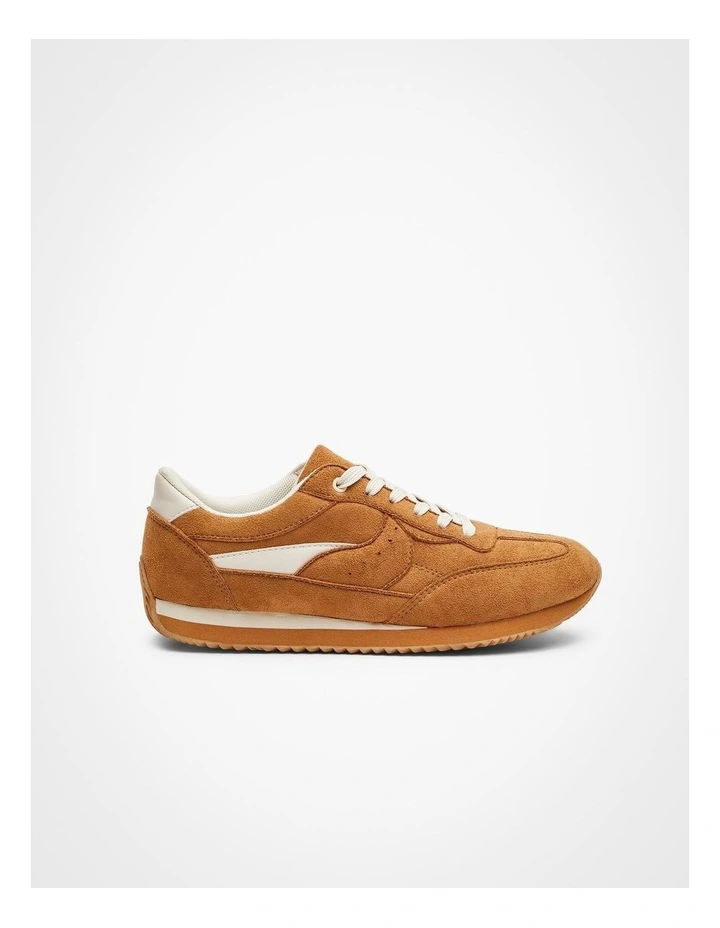 Slim Sole Retro Sneaker Tan image 1