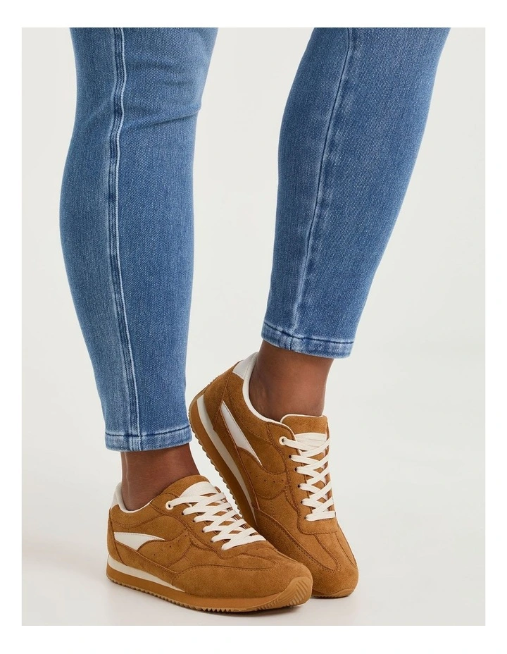 Slim Sole Retro Sneaker Tan image 6