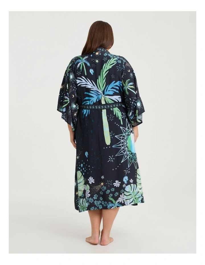 Ettavee Palm Kimono Print image 2