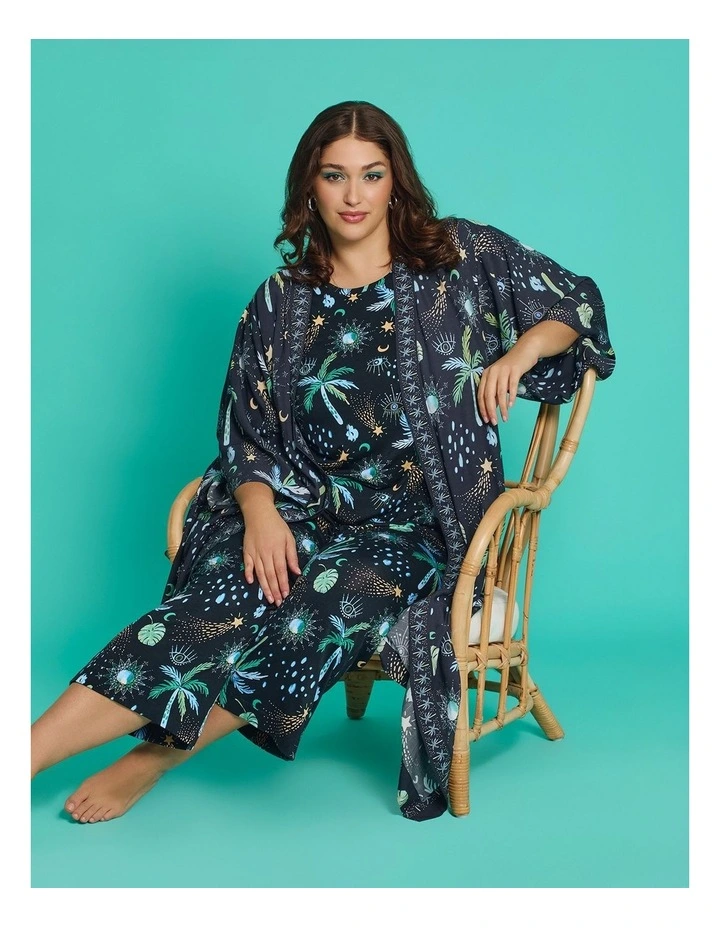 Ettavee Palm Kimono Print image 5