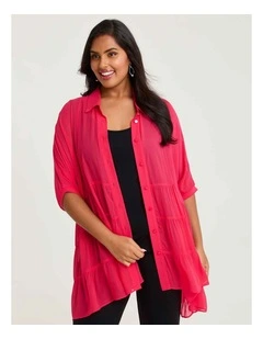 Chiffon Amiri Tier Shirt Watermelon