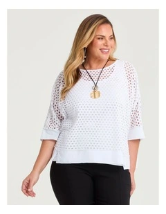 Textured Cali Overtop White