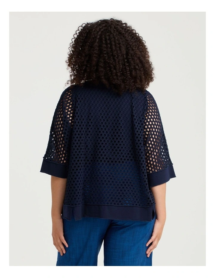 Textured Cali Overtop Dark Indigo image 2