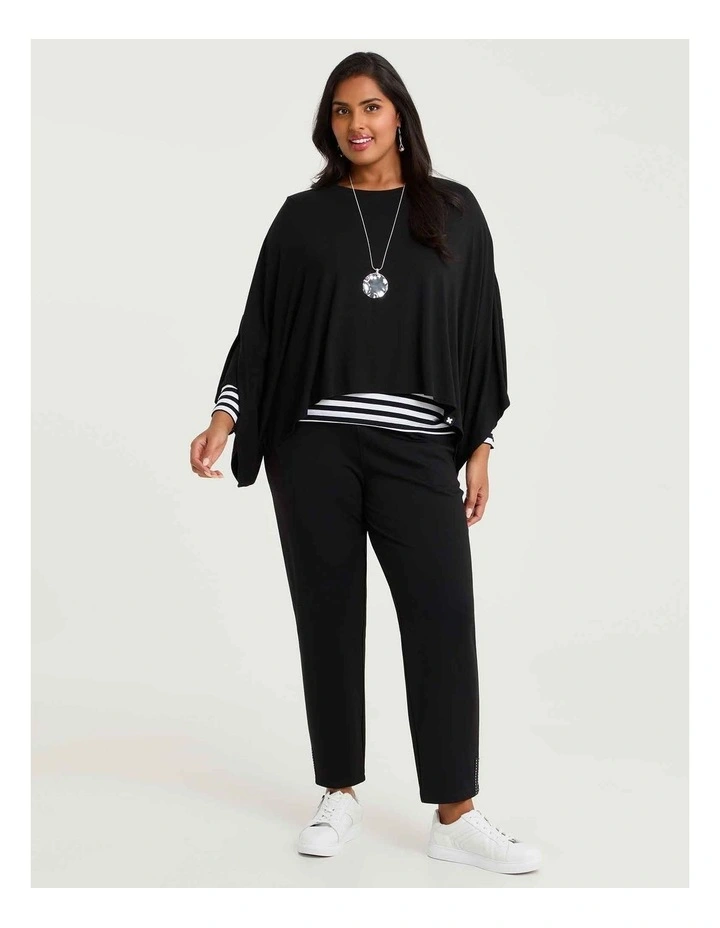 Bamboo Cozy Layer Top Black image 4