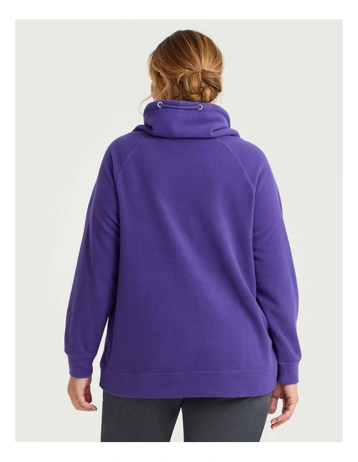 Polar Fleece Sweat Violet Blue image 2
