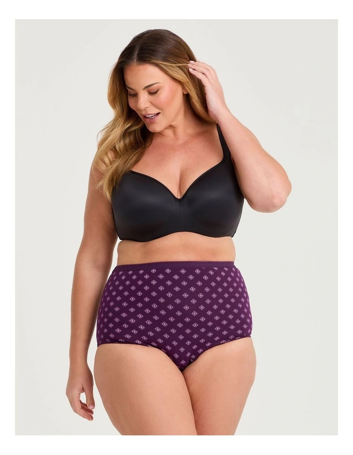 Period Undies Moderate Deep Purple Print image 4