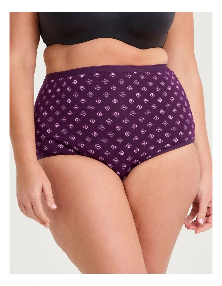 Period Undies Heavy Deep Purple Print image 2
