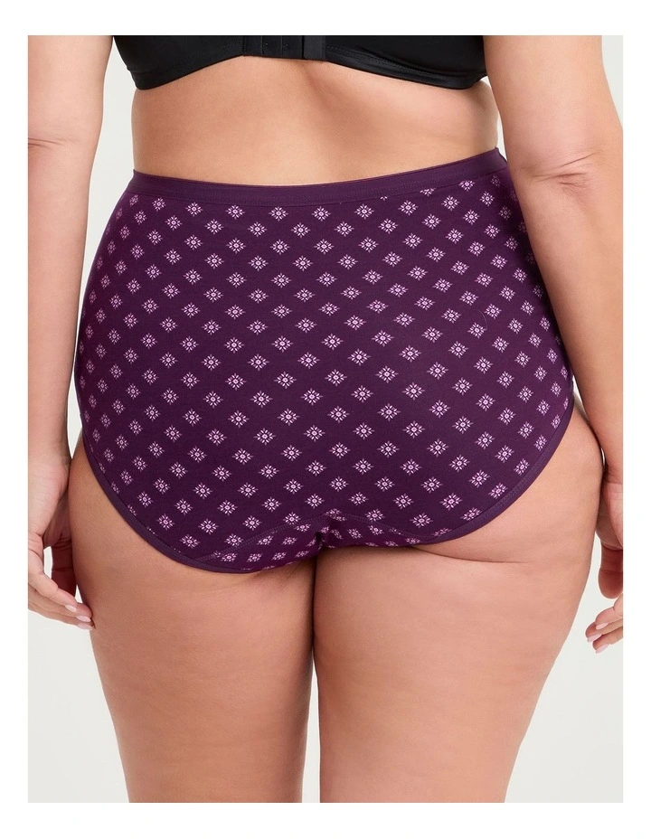 Period Undies Heavy Deep Purple Print image 3