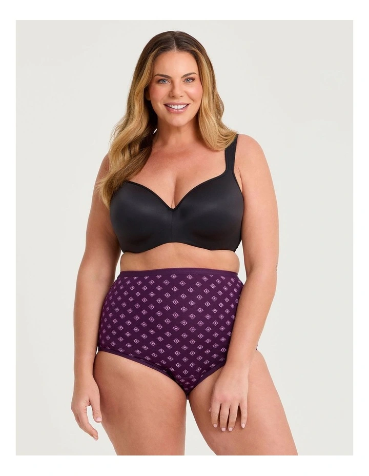 Period Undies Heavy Deep Purple Print image 4