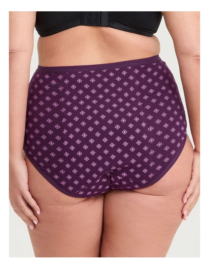 Period Undies Night Heavy Deep Purple Print image 2
