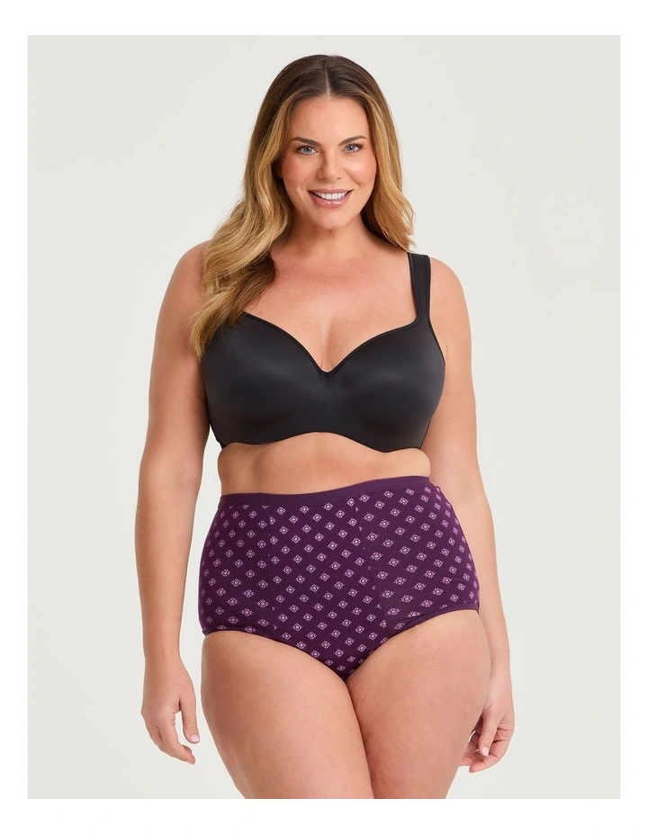 Period Undies Night Heavy Deep Purple Print image 4