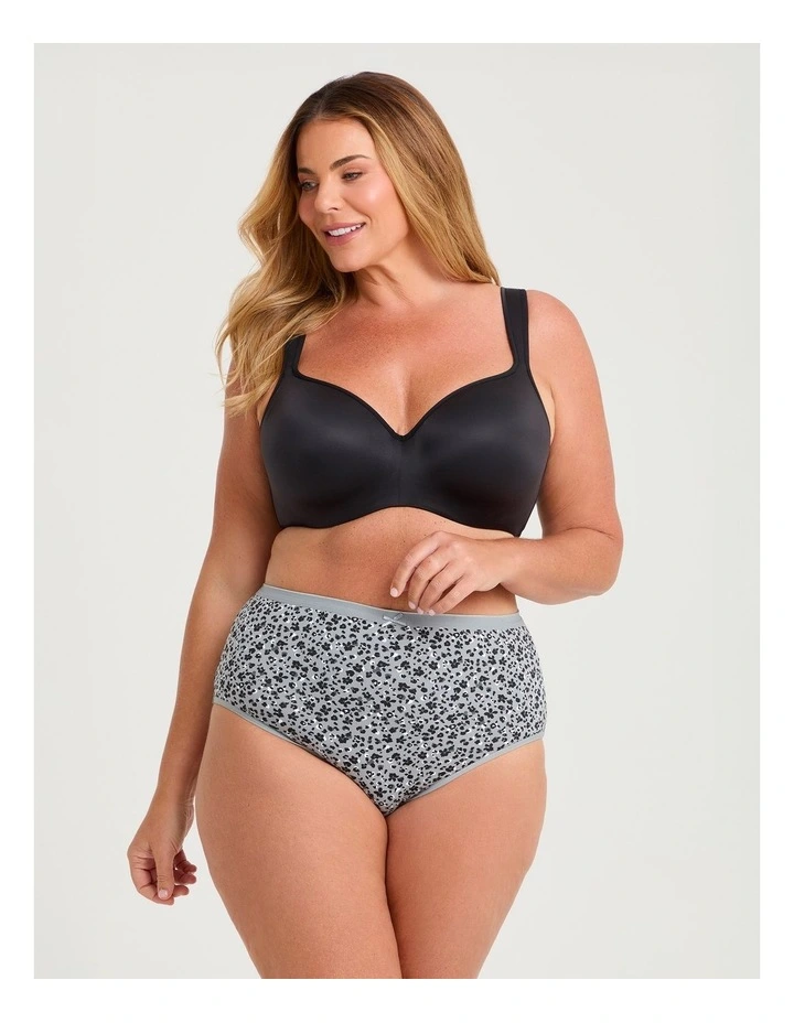 5 Pack Cotton Leopard Briefs Multi image 4