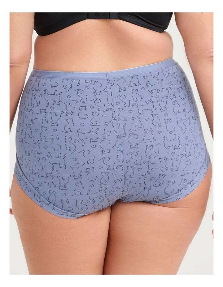 2 Pack Bamboo Cat Briefs Cat Print image 3